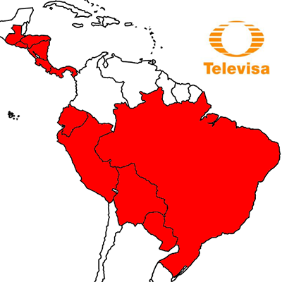 Company Logo of Televisa, a company that worked with Miguel Rosenfeld